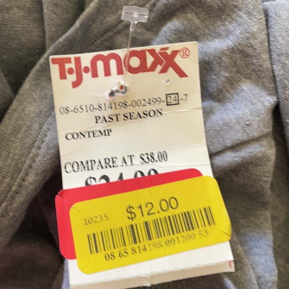 BumpStart by Motherhood Maternity cotton blend grey t-shirt Sz S/P/CH - Picture 6 of 6